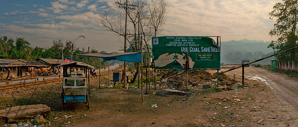 Open-cast coal mining Ledo