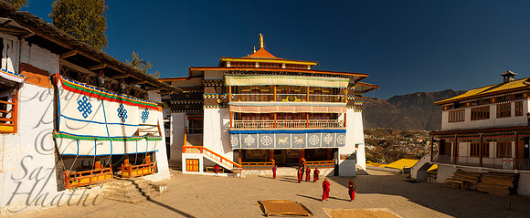 Tawang Monastery courtyard