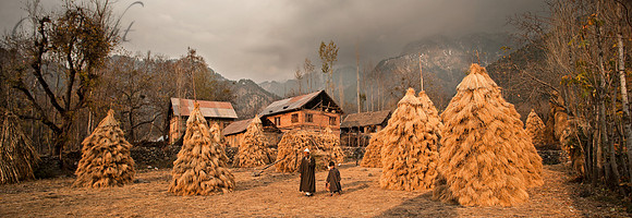 rur-J&K-tral-haystocks-man-boy-P1 Kopie