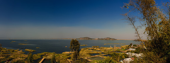 Village at Loktak Lake