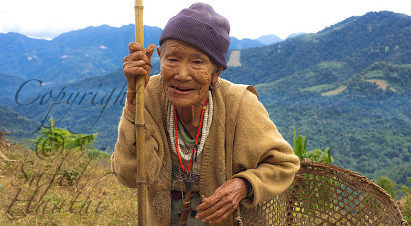 Tribal woman in Ziro